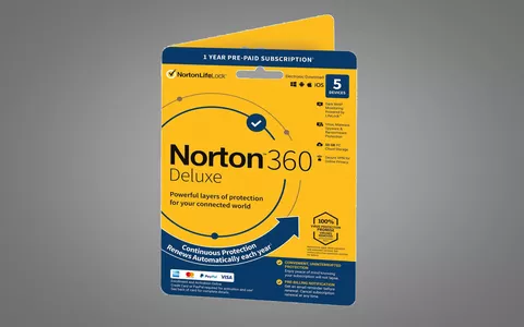 Offerta Norton 360 Deluxe con VPN inclusa: lo sconto è del 66%