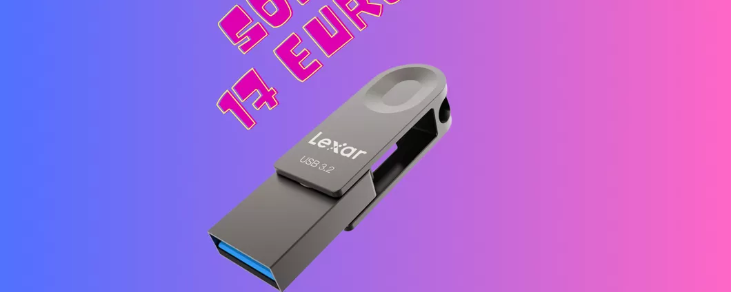 128GB di spazio EXTRA con la Chiavetta USB Lexar a SOLI 17 EURO
