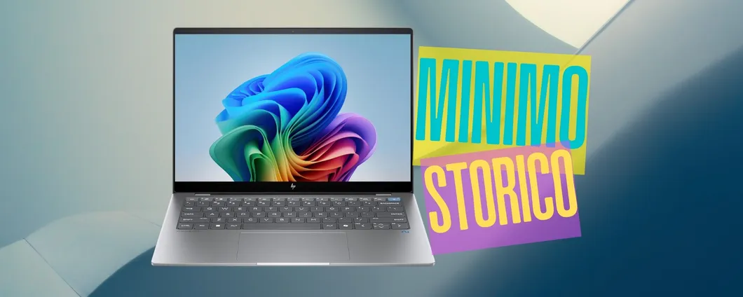 HP Omnibook X 14 con Snapdragon X Elite: un pieno di potenza al minimo storico