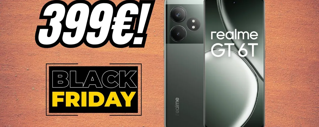realme GT 6T in promozione per gli ultimi giorni di Black Friday