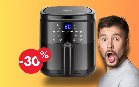 Friggitrice ad aria SMART: con l'applicazione cucini a distanza (-30%)