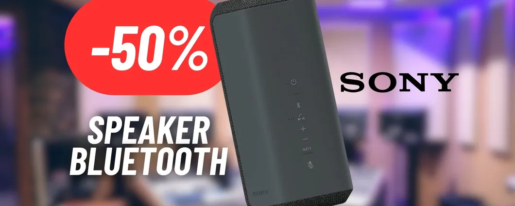 RISPARMIA IL 50% sul potentissimo Speaker Bluetooth di Sony Portatile: OFFERTA PAZZESCA
