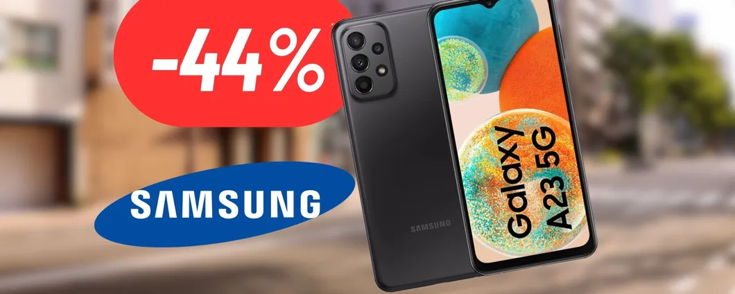 CROLLA IL PREZZO del Samsung Galaxy A23: sconto pazzesco su Amazon