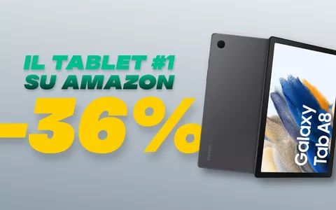Samsung Galaxy Tab A8: il tablet più venduto su Amazon è in OFFERTA