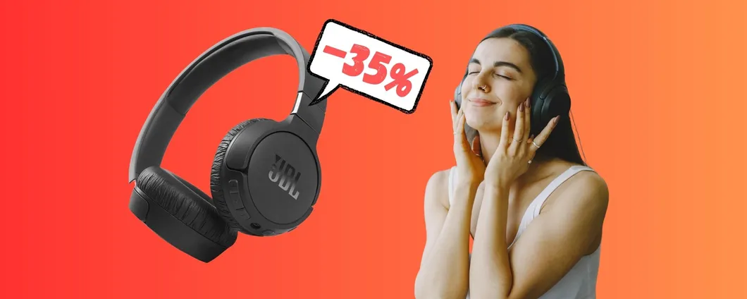 JBL Tune 660BTNC: cuffie con audio professionale a OTTIMO prezzo
