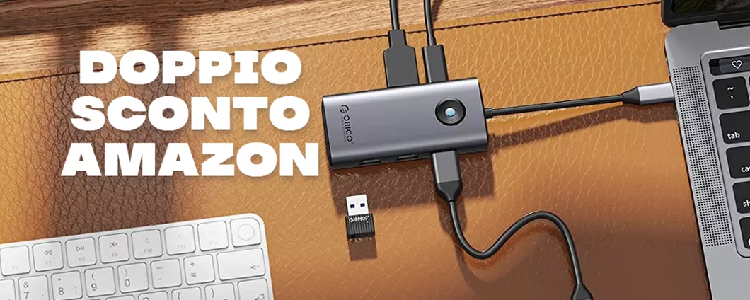 Hub USB-C 5-in-1: prezzo a PICCO con il DOPPIO SCONTO Amazon