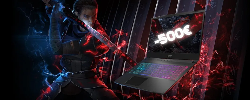 MSI Katana con i7 e RTX 4070 su Amazon a un PREZZACCIO