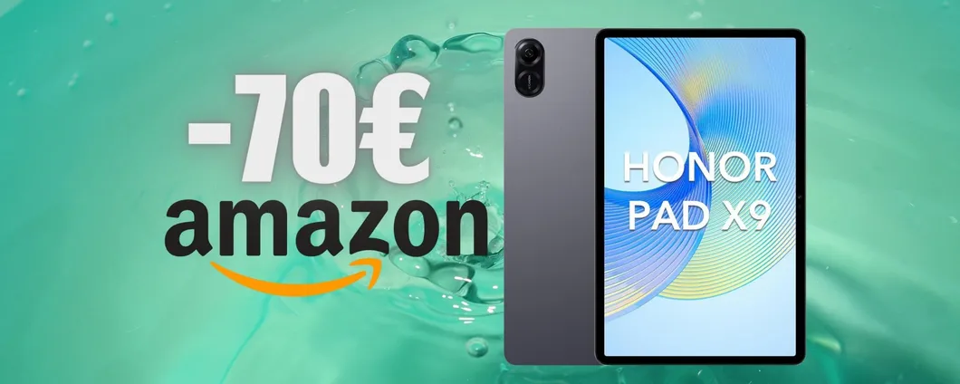 HONOR Pad X9: tablet da 11,5 pollici e CPU Octa-core in SCONTO di 70€