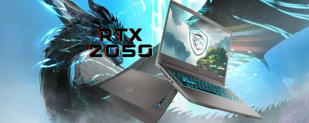 MSI Thin 15: notebook da gaming con GeForce RTX 2050 e Intel Core i7