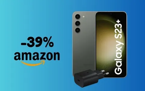PREZZO BOMBA per il Samsung Galaxy S23+, su Amazon SCONTATO del 39% (risparmi 480 euro)!