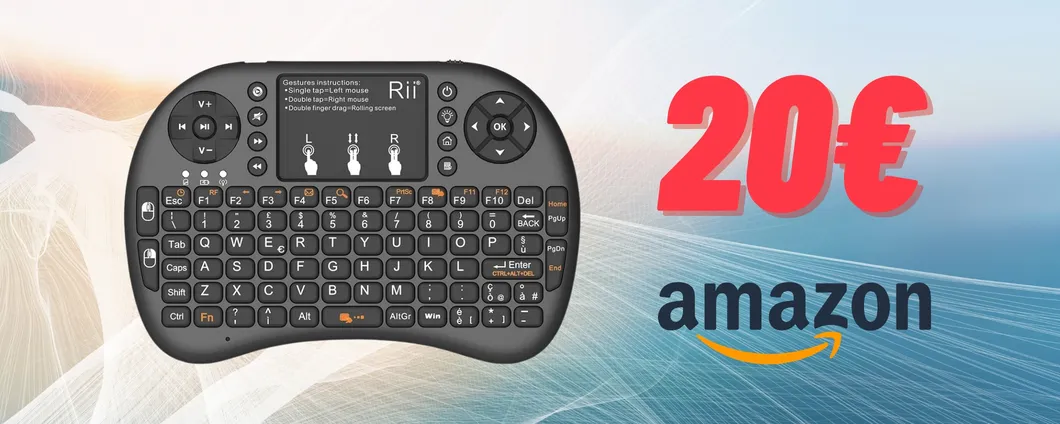 Tutto è più facile con la Mini Tastiera Wireless in offerta, anche su CONSOLE!