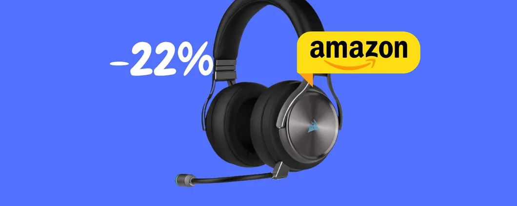 Suono pulito e design da urlo: le cuffie Corsair AD UN PREZZO IMPERDIBILE