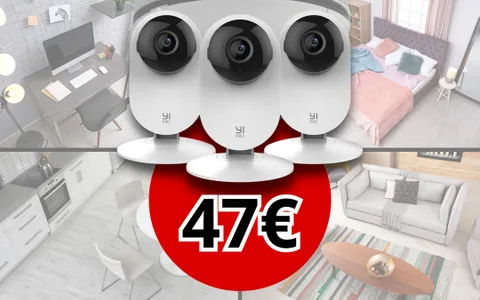Telecamera WiFi Interno: confezione da 3 a prezzo REGALO su Amazon