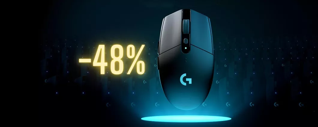 Logitech LIGHTSPEED: il RE dei mouse wireless da gaming al 48%