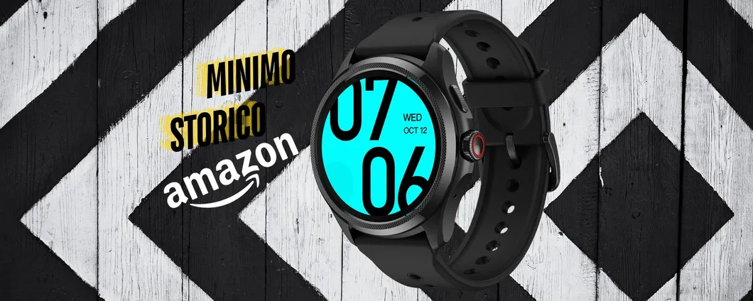 Ticwatch Pro 5 in offerta a tempo su Amazon al minimo storico