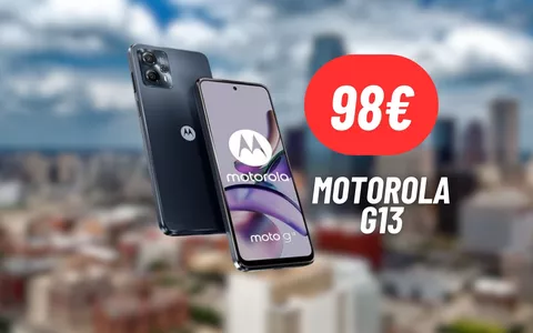 CROLLA SOTTO I 100€ il prezzo del Motorola G13: SCONTO FOLLE del 48%