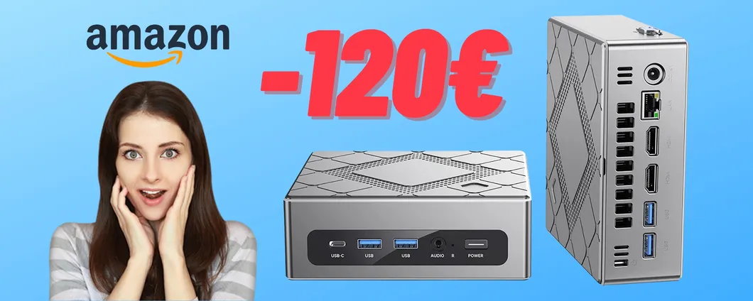 OCCASIONE! Ben 120€ di SCONTO sul Mini PC con il coupon!