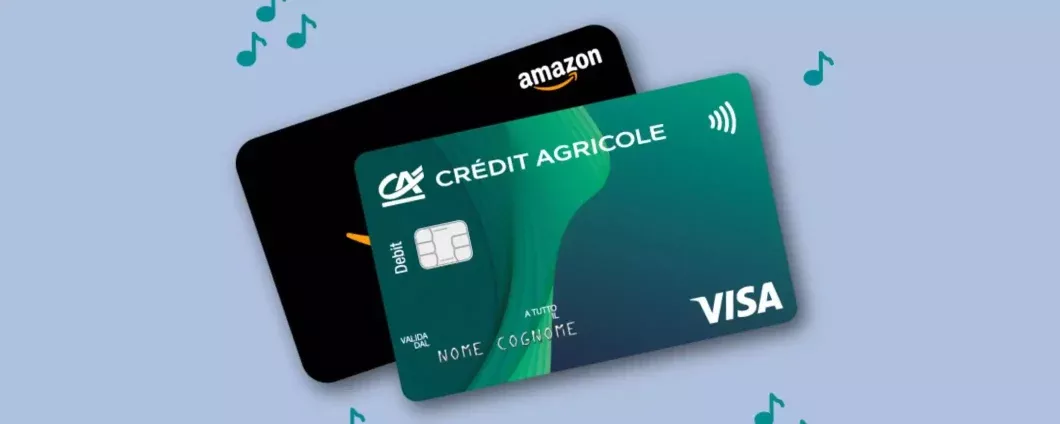 Conto online conveniente: Crédit Agricole con Buoni Amazon fino a 250 euro