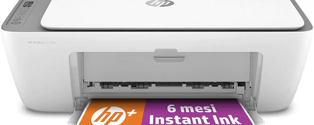 Stampante multifunzione HP DeskJet 2720e: GROSSO SCONTO su Amazon da oggi!