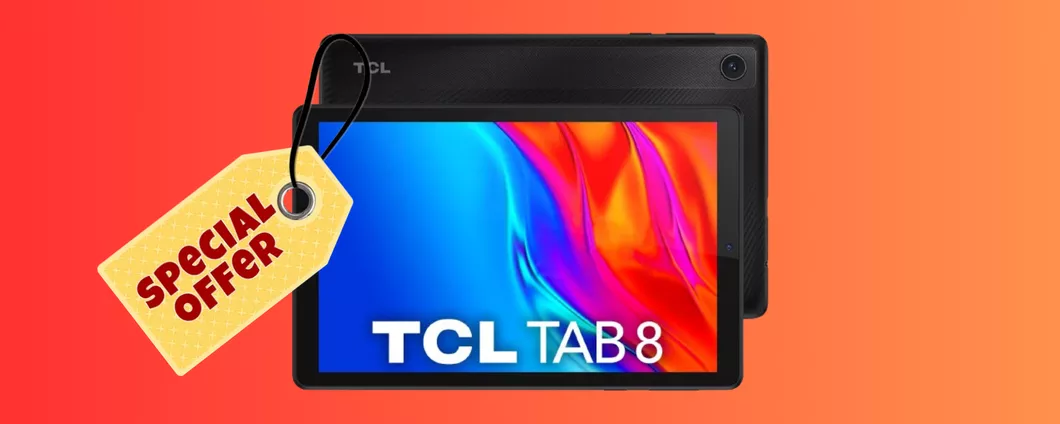 Il Tablet TCL adatto a TUTTA LA FAMIGLIA oggi è tuo a MENO DI 100 EURO