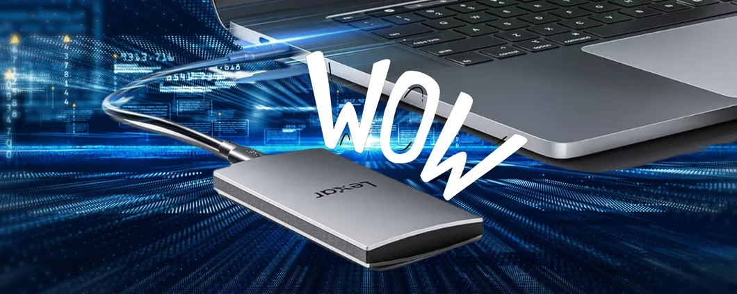 Lexar ES3: SSD portatile da 2TB in super offerta su Amazon a soli 135€