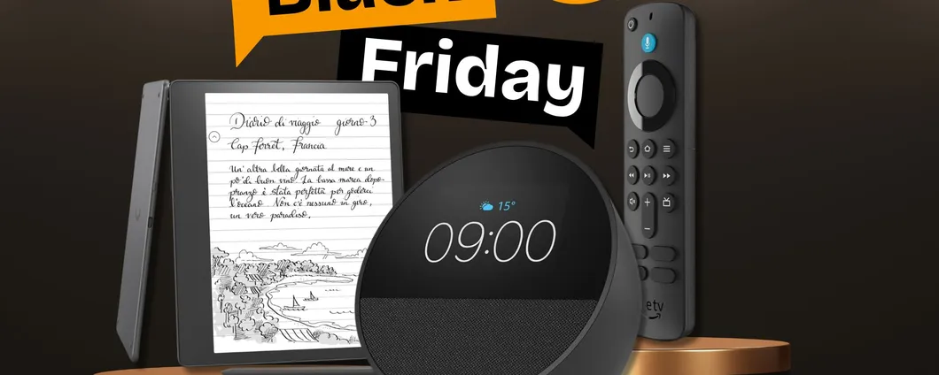 Echo, Fire TV Stick, Kindle: CHE PREZZI per il Black Friday Amazon