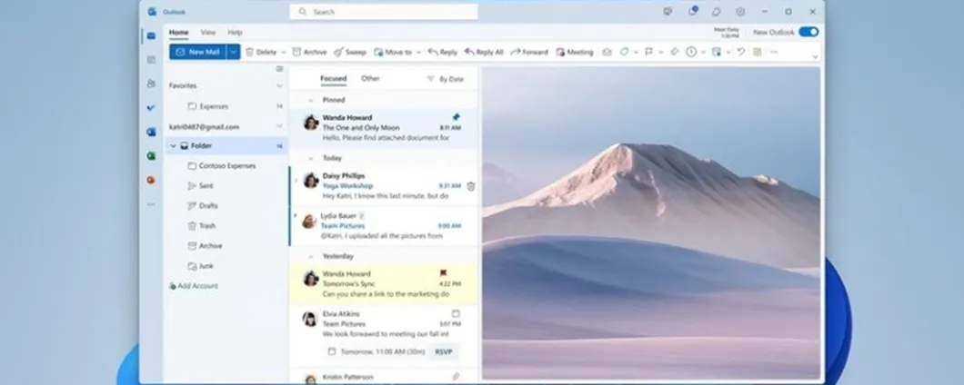 Windows 11: Outlook rimpiazza Posta e Calendario
