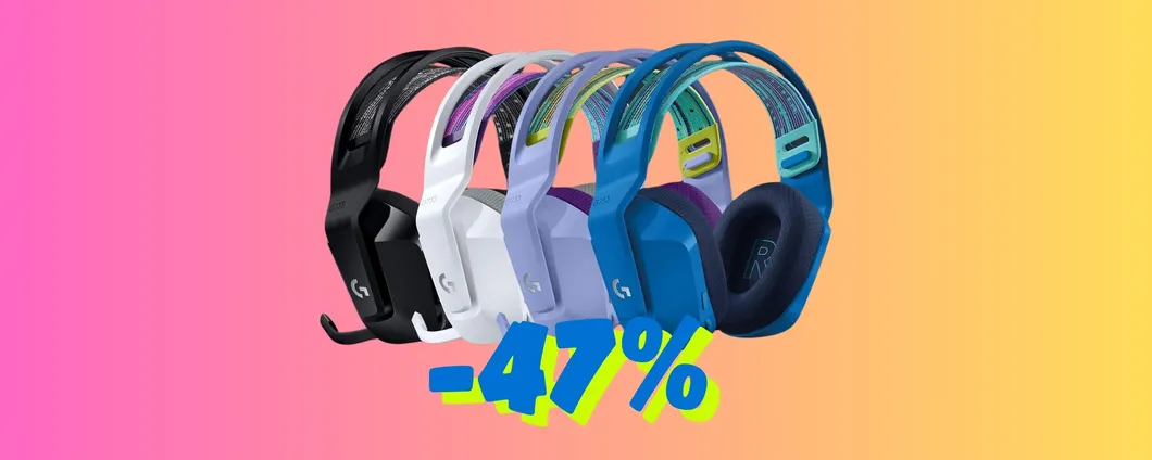 Logitech G733: comfort, audio pro e 47% di sconto imperdibile su Amazon