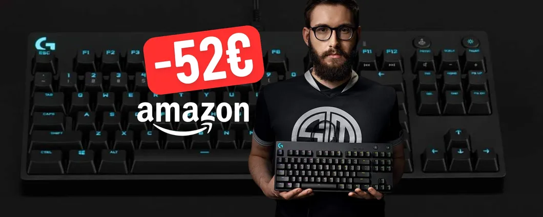 Logitech PRO-X: tastiera da gaming per PROFESSIONISTI (-39%)
