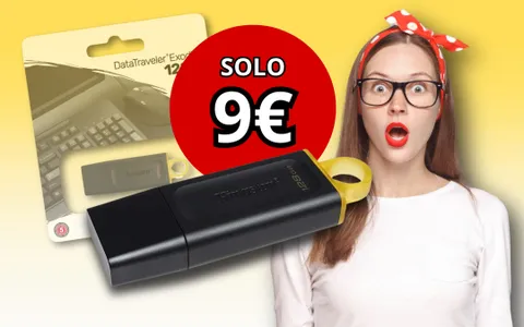 Kingston DataTraveler: con il 50% DI SCONTO la paghi solo 9€ fino a esaurimento scorte