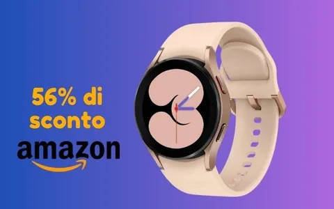 Samsung Galaxy Watch4, oggi lo PAGHI MENO DELLA META' grazie allo sconto Amazon del 56%!