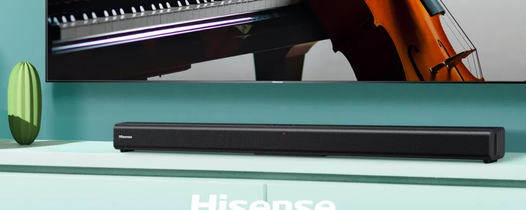 IMMERGITI nei tuoi film preferiti con la Soundbar Hisense in PROMO SPECIALE