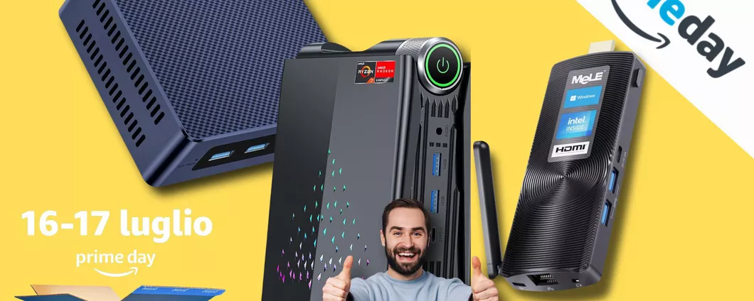 Tutti i migliori MINI PC in offerta per il Prime Day Amazon: scoprili qui!