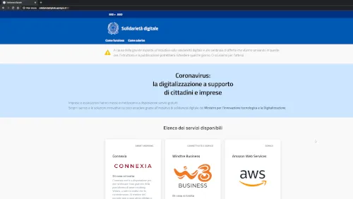 Solidarietà digitale: i servizi gratuiti durante la quarantena