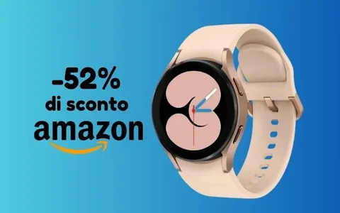 PAGHI LA META': Samsung Galaxy Watch4 SCONTATO del 52%!