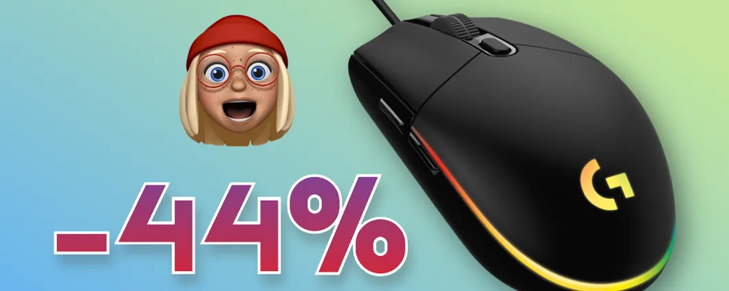 Logitech G203 LIGHTSYNC: con il -44% di Amazon è un AFFARE
