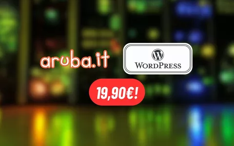 Aruba Hosting: crea il tuo sito con WordPress ad un prezzo SHOCK