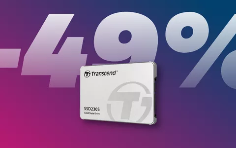 SSD Transcend 1TB: il prezzo si SGRETOLA con lo sconto Amazon del 49%