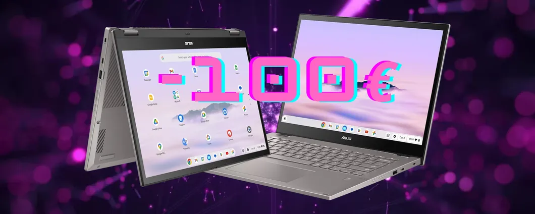 Asus Chromebook Plus con Ryzen 3 e display touch da 14
