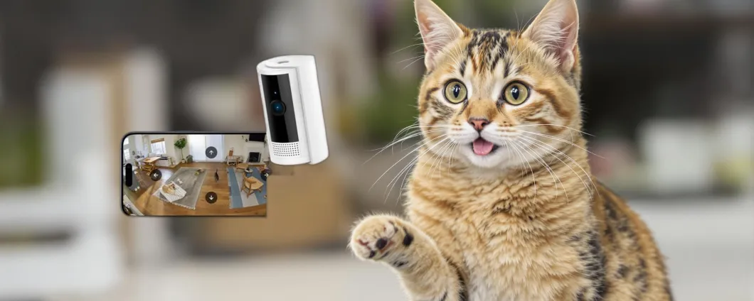 Sicurezza a 360° con la Ring Pan-Tilt Indoor Camera: ora a metà prezzo!