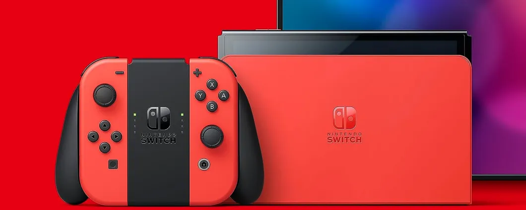 Nintendo Switch OLED Edizione ROSSA Speciale Mario, in pre-ordine su Amazon