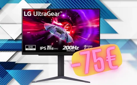 LG UltraGear: il monitor da gaming per conquistare la vittoria (-75€)