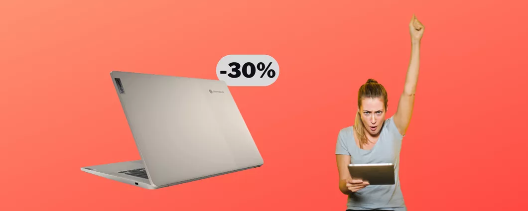 Lenovo IdeaPad 5: il Chromebook migliore in SUPER SCONTO su Amazon