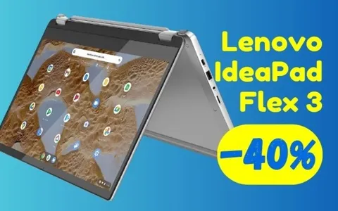 SUPER OFFERTA: Lenovo IdeaPad Flex 3 SCONTATO del 40% (-200 euro)