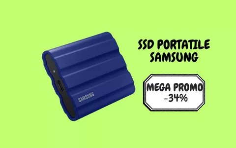 L'SSD portatile DEFINITIVO di Samsung è in SCONTO