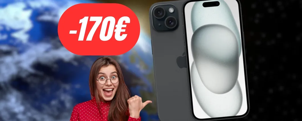 iPhone 15 oggi è SCONTATISSIMO: non puoi fartelo scappare a questo prezzo