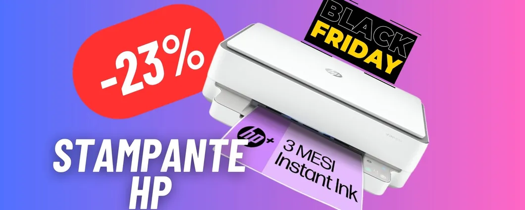 Per casa e ufficio... la STAMPANTE HP IN PROMO è adatta ad ogni contesto!