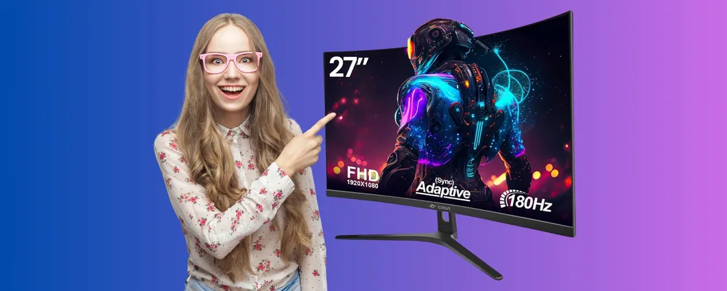 Monitor curvo CRUA 27