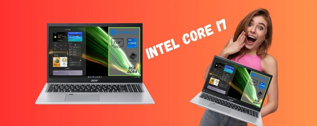 Acer Aspire 5 con Intel Core i7 in MEGA SCONTO su Amazon
