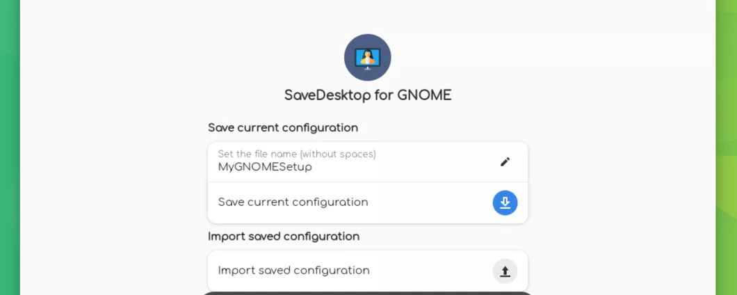SaveDesktop: l'app per salvare la propria desktop environment configuration